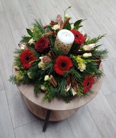 Christmas table centrepiece